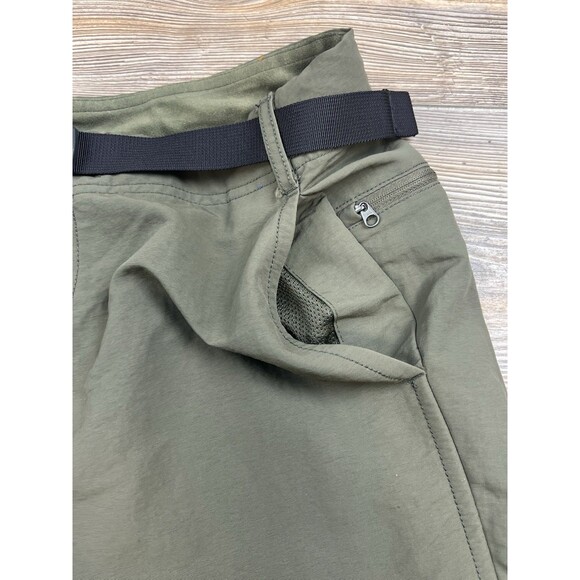The North Face Convertible Pants/Shorts Mens 32 Green Nylon Ripstop Hiking Camp - Picture 7 of 16